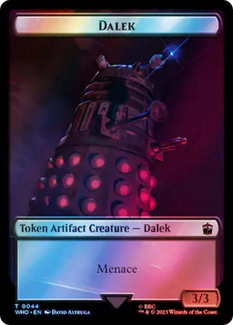 Dalek // Mark of the Rani Double-Sided Token (Surge Foil) (44 // 47) (Universes Beyond: Doctor Who)