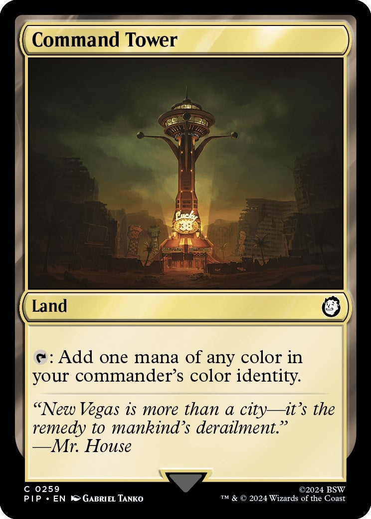 Image for Command Tower (259) (Universes Beyond: Fallout) - Magic: The Gathering