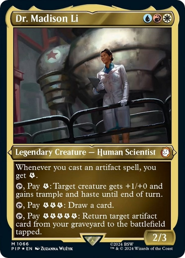 Dr. Madison Li (Display Commander) - Thick Stock (1066) (Universes Beyond: Fallout)