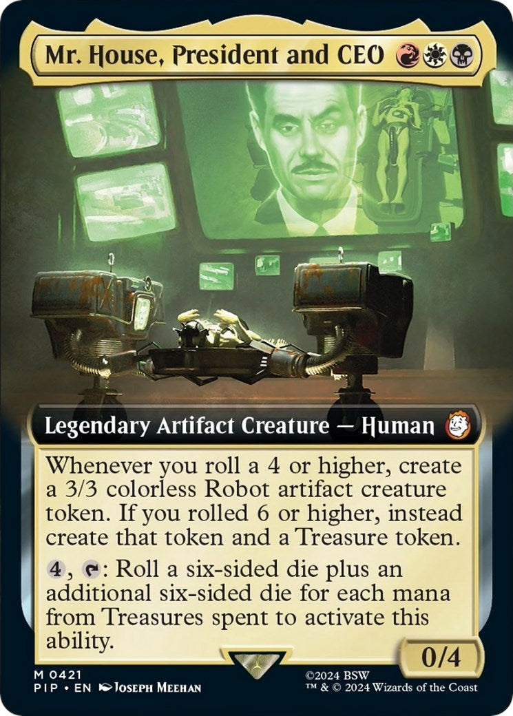 Mr. House, President and CEO (Extended Art) (421) (Universes Beyond: Fallout)