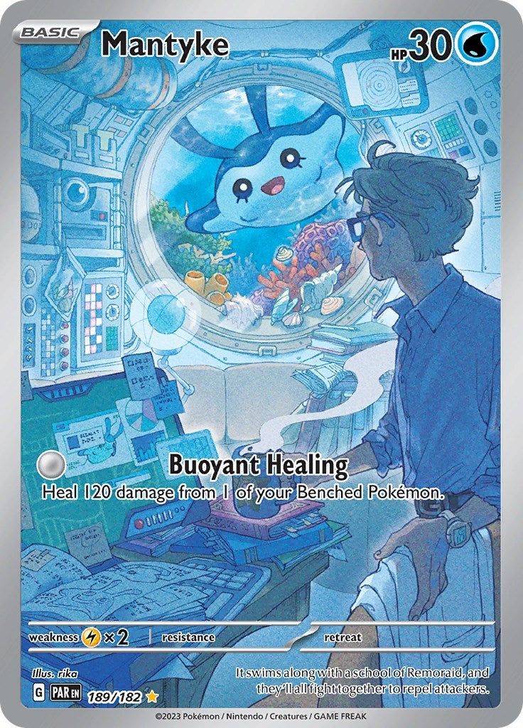 Image for Mantyke (189/182) (SV04: Paradox Rift) - Pokemon