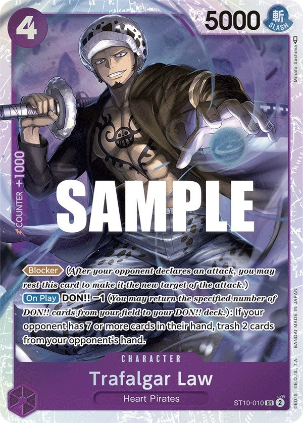Image for Trafalgar Law (010) (ST10-010) (Ultra Deck: The Three Captains) - One Piece Card Game