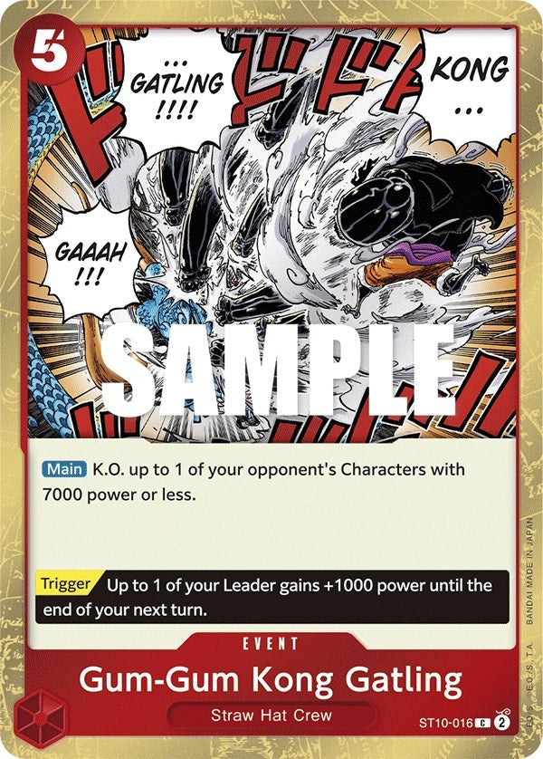 Gum-Gum Kong Gatling (ST10-016) (Ultra Deck: The Three Captains)