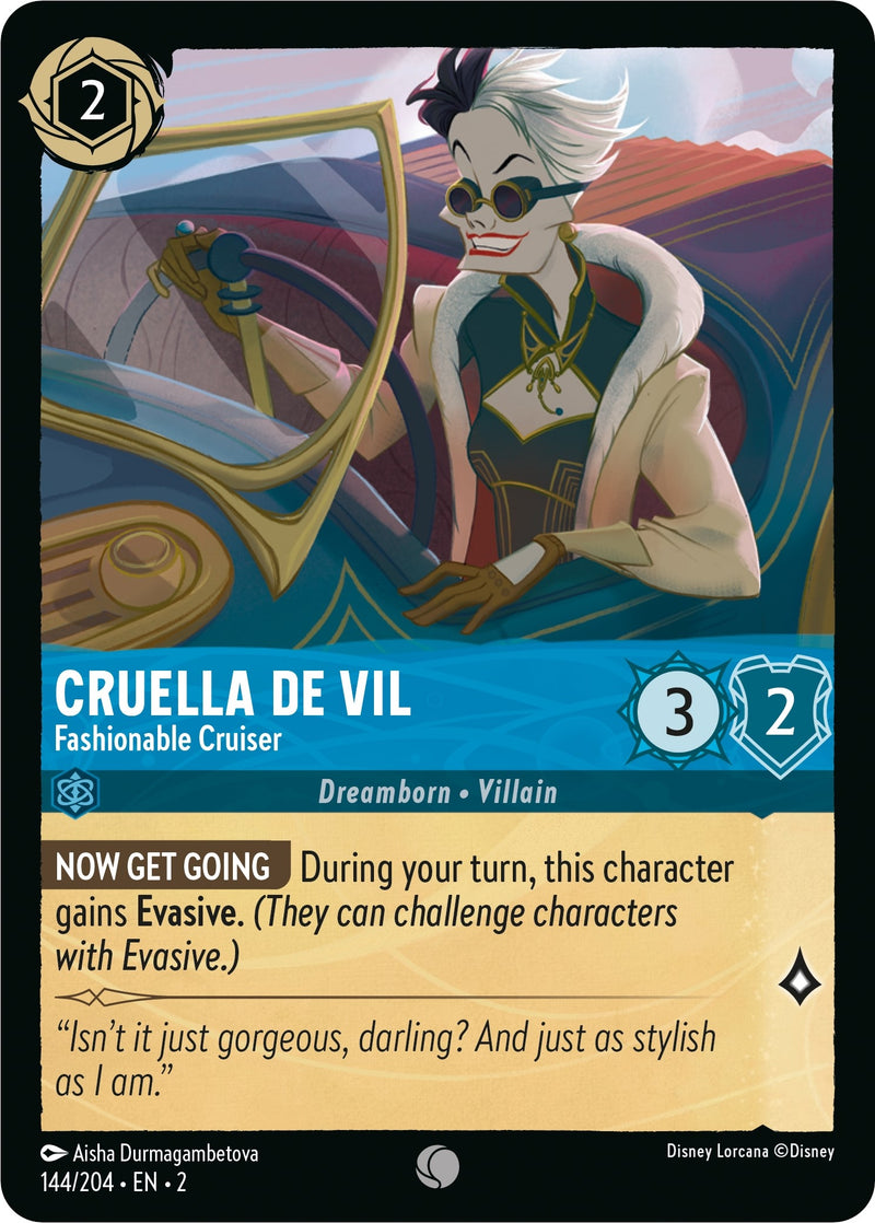 Cruella De Vil - Fashionable Cruiser (144/204) (Rise of the Floodborn)