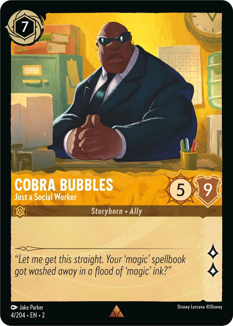 Cobra Bubbles - Just a Social Worker (4/204) (Rise of the Floodborn)
