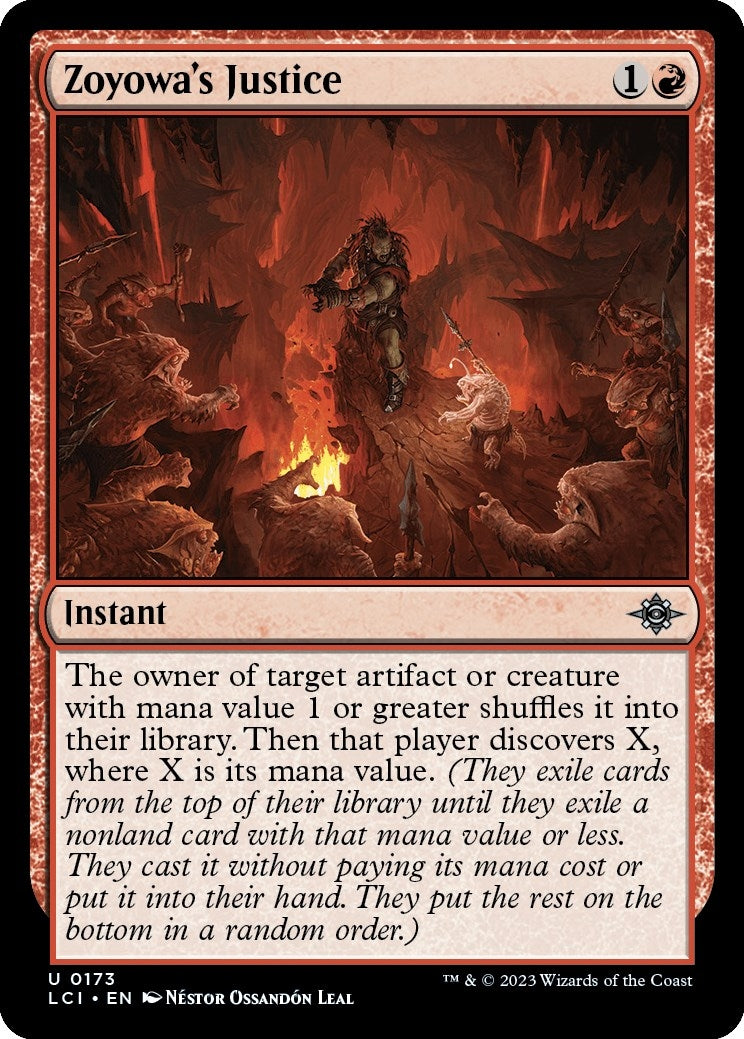 Image for Zoyowa's Justice (173) - Magic: The Gathering