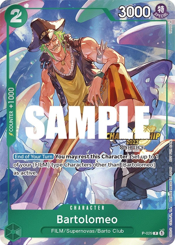 Image for Bartolomeo (CS 2023 Event Pack) (P-029) (One Piece Promotion Cards) - One Piece Card Game