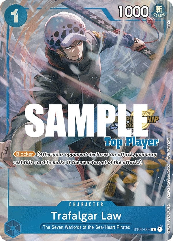 Image for Trafalgar Law (CS 2023 Top Players Pack) (ST03-008) (One Piece Promotion Cards) - One Piece Card Game
