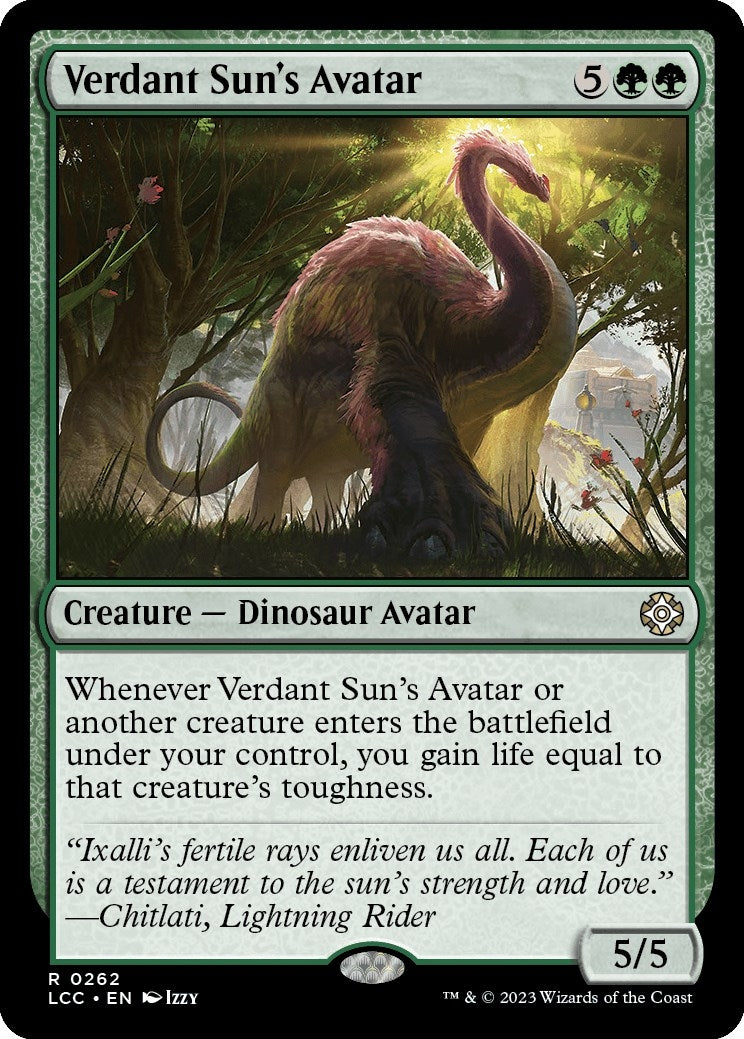 Image for Verdant Sun's Avatar (262) - Magic: The Gathering