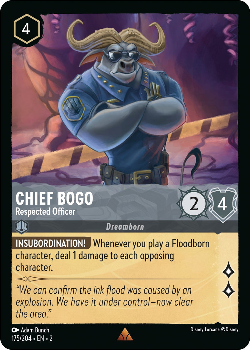 Chief Bogo - Respected Officer (175/204) (Rise of the Floodborn)