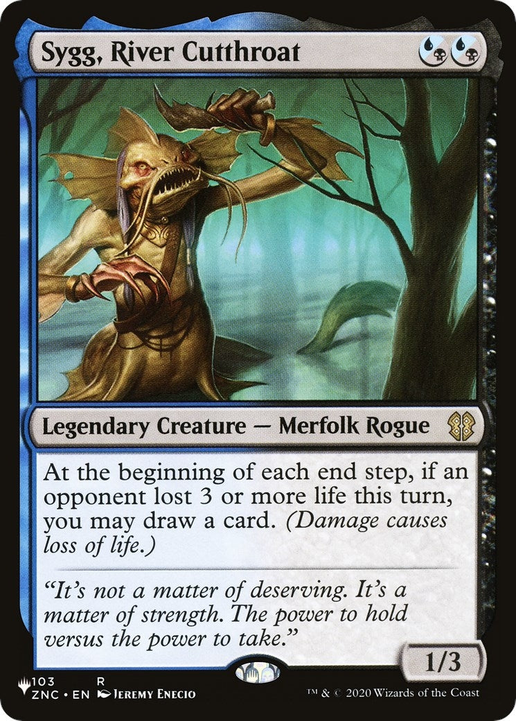 Sygg, River Cutthroat (103) (The List Reprints)
