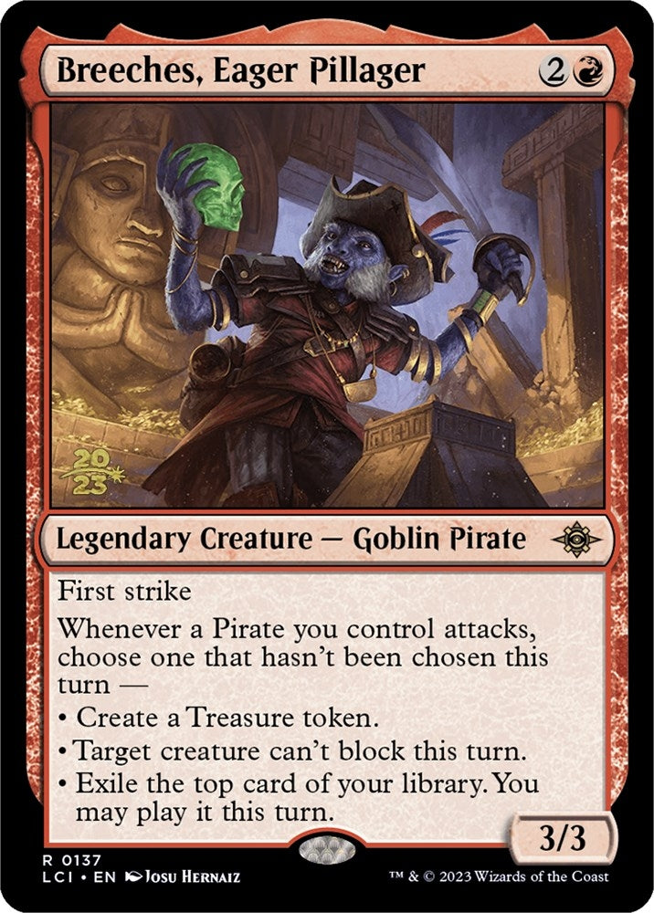 Breeches, Eager Pillager (137) (Prerelease Cards)