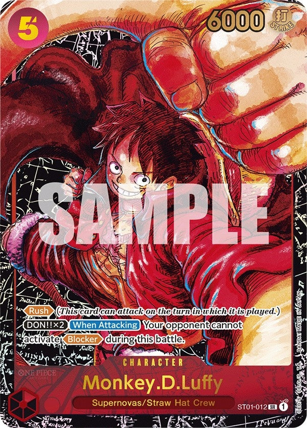 Monkey.D.Luffy (012) (Alternate Art) (ST01-012) (Awakening of the New Era)