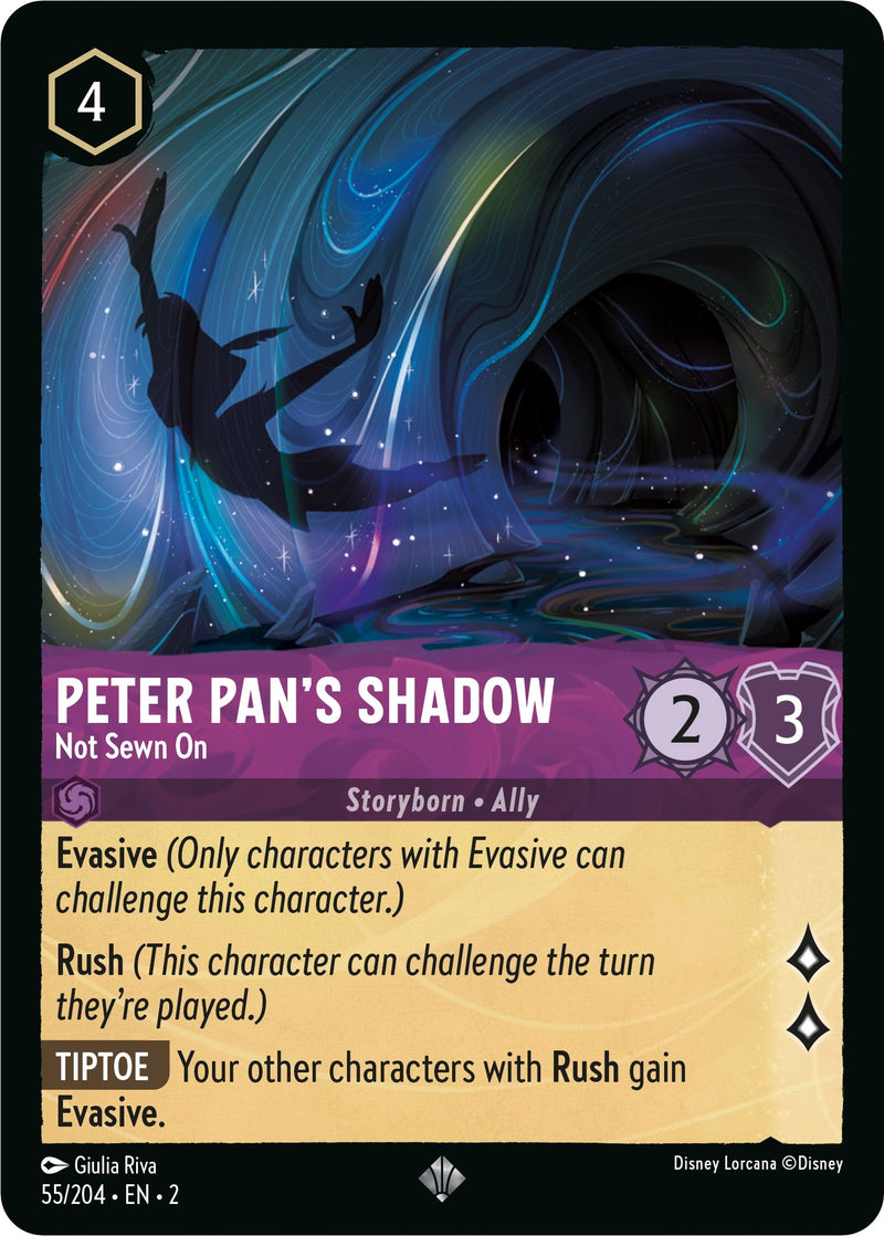 Peter Pan's Shadow - Not Sewn On (55/204) (Rise of the Floodborn)