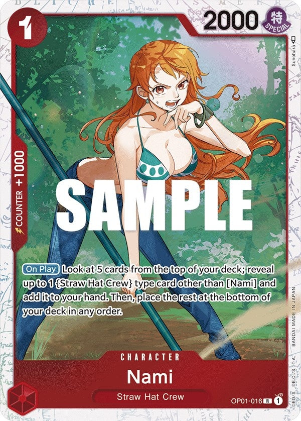Image for Nami - OP01-016 (Ultra Deck: The Three Captains) (OP01-016) (One Piece Promotion Cards) - One Piece Card Game