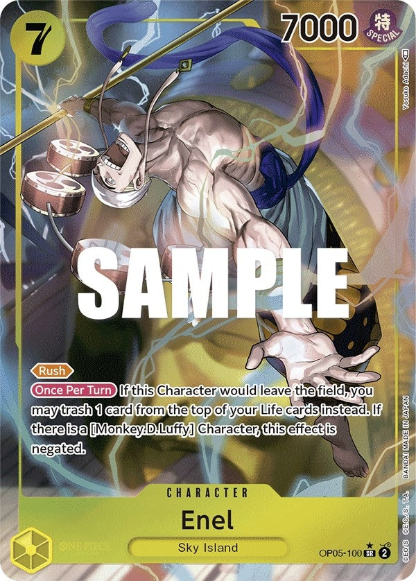 Enel (100) (Alternate Art) (OP05-100) (Awakening of the New Era)