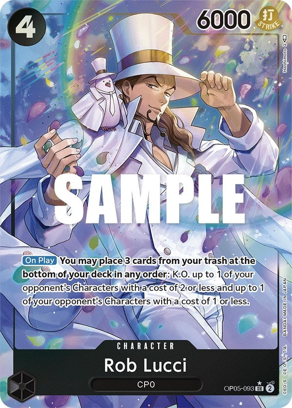 Image for Rob Lucci (093) (Alternate Art) (OP05-093) (Awakening of the New Era) - One Piece Card Game