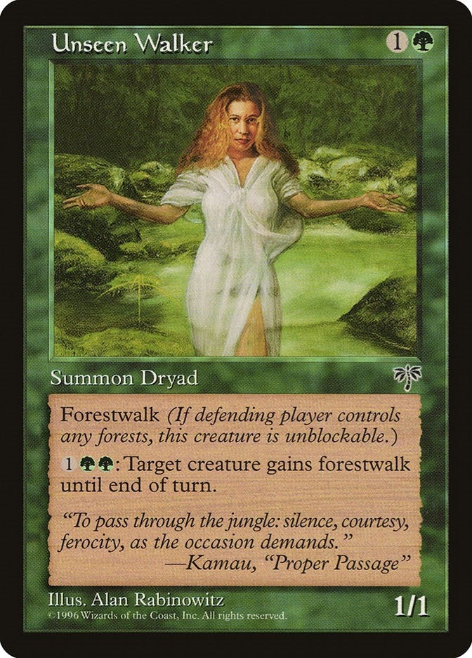 Image for Unseen Walker - Magic: The Gathering
