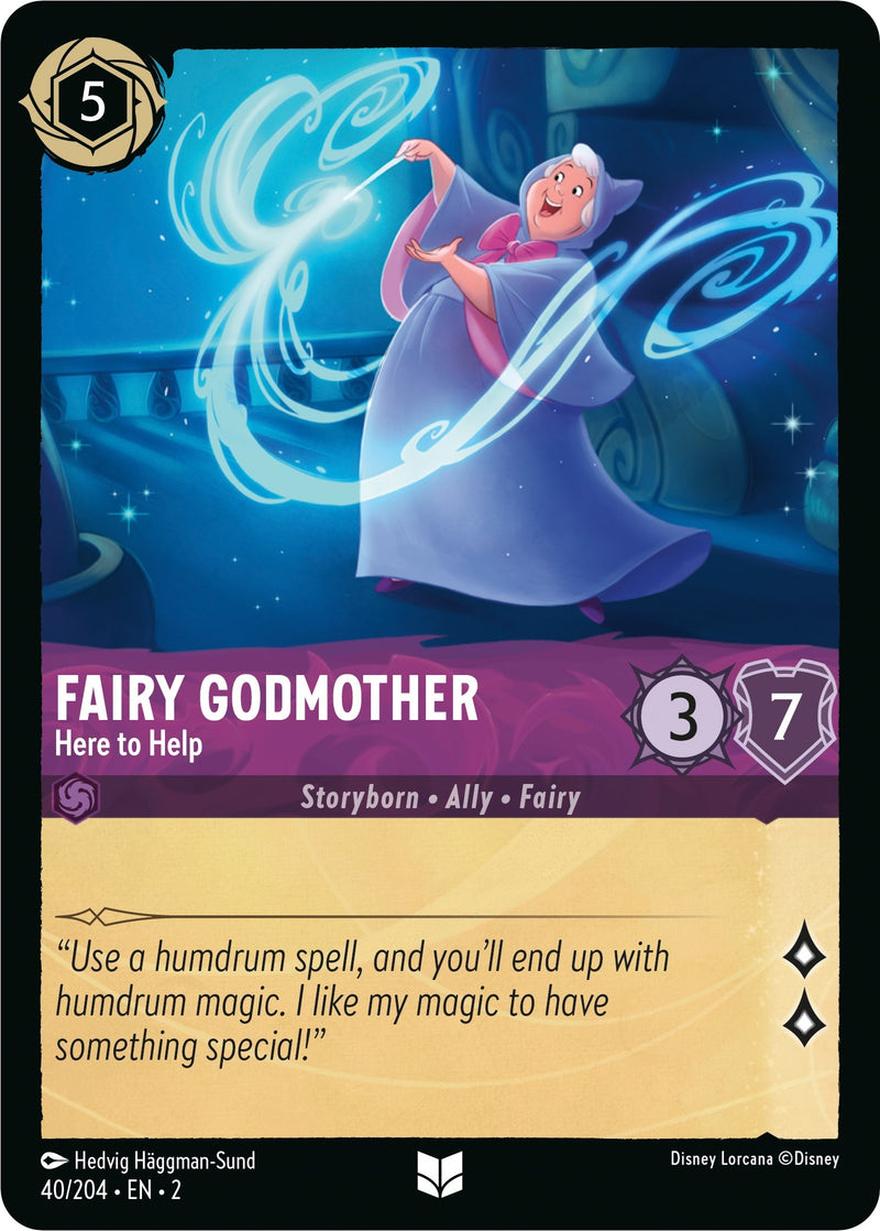 Fairy Godmother - Here to Help (40/204) (Rise of the Floodborn)