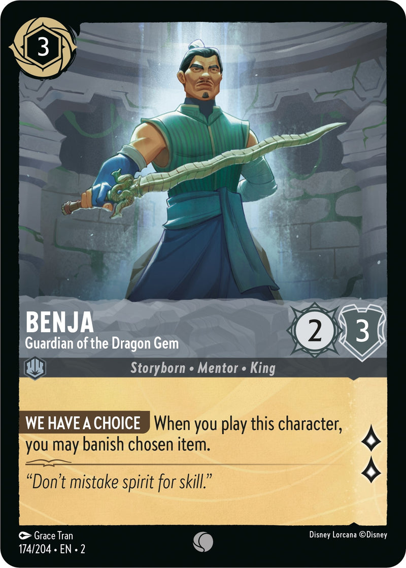 Benja - Guardian of the Dragon Gem (174/204) (Rise of the Floodborn)