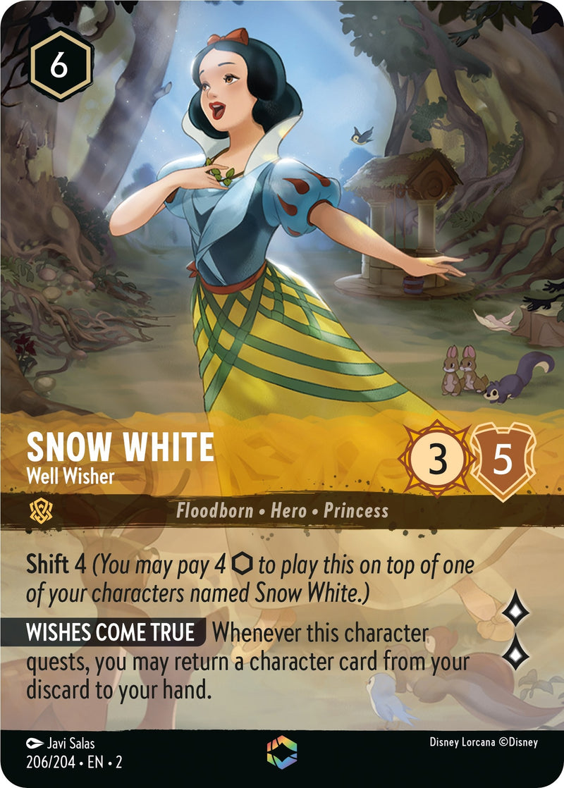 Snow White - Well Wisher (Enchanted) (206/204) (Rise of the Floodborn)
