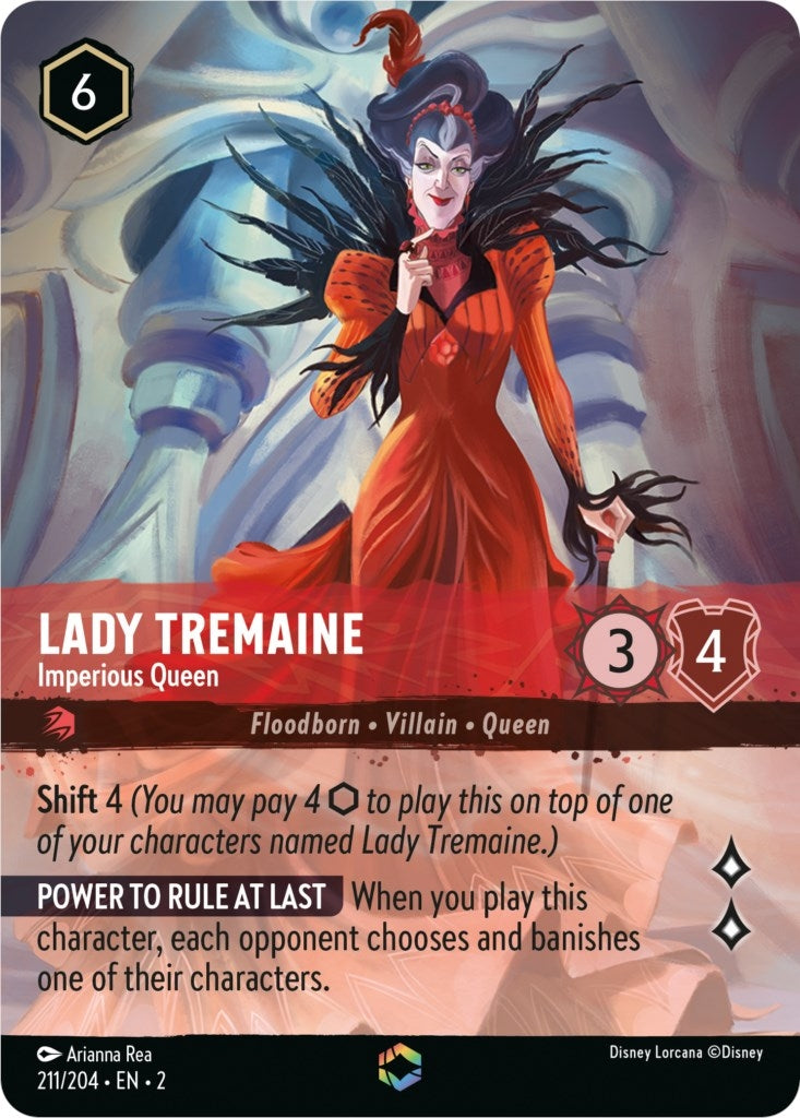 Lady Tremaine - Imperious Queen (Enchanted) (211/204) (Rise of the Floodborn)