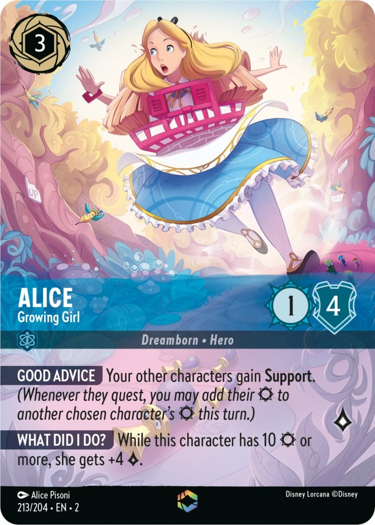 Alice - Growing Girl (Enchanted) (213/204) (Rise of the Floodborn)