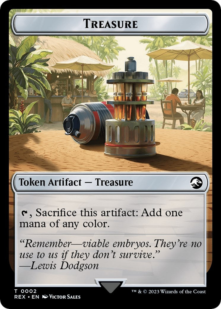 Image for Treasure (0002) // Angel Double-Sided Token (2 // 2) - Magic: The Gathering