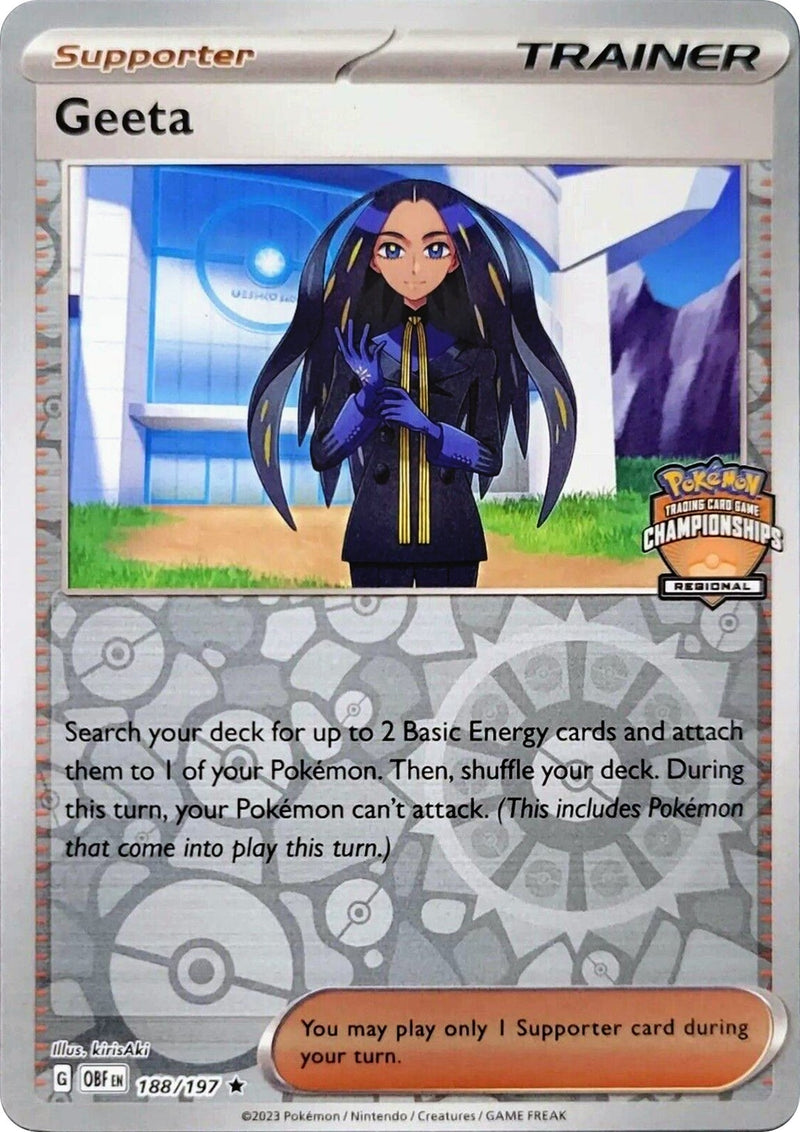 Image for Geeta - 188/197 (Regional Championships) (188/197) (League & Championship Cards) - Pokemon