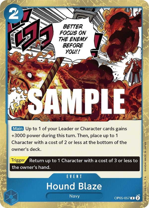Image for Hound Blaze (OP05-057) (Awakening of the New Era) - One Piece Card Game