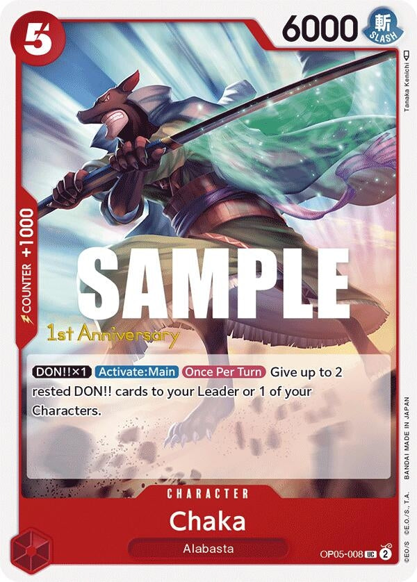 Chaka (OP05-008) (Awakening of the New Era: 1st Anniversary Tournament Cards)