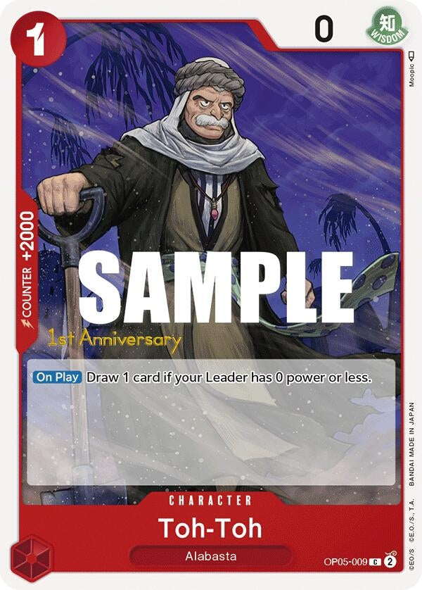Image for Toh-Toh (OP05-009) (Awakening of the New Era: 1st Anniversary Tournament Cards) - One Piece Card Game