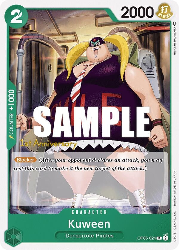 Image for Kuween (OP05-024) (Awakening of the New Era: 1st Anniversary Tournament Cards) - One Piece Card Game
