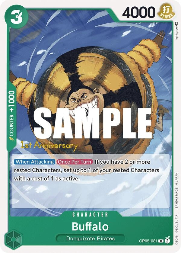 Buffalo (OP05-031) (Awakening of the New Era: 1st Anniversary Tournament Cards)