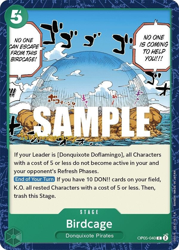Image for Birdcage (OP05-040) (Awakening of the New Era: 1st Anniversary Tournament Cards) - One Piece Card Game