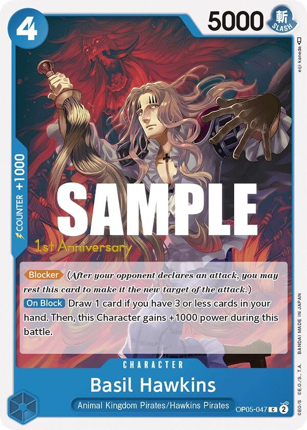 Basil Hawkins (OP05-047) (Awakening of the New Era: 1st Anniversary Tournament Cards)