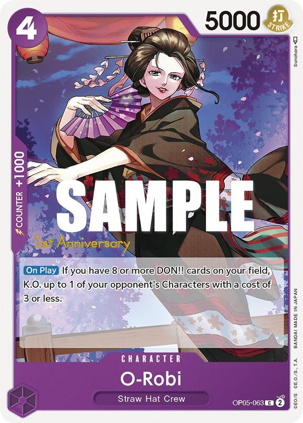 Image for O-Robi (OP05-063) (Awakening of the New Era: 1st Anniversary Tournament Cards) - One Piece Card Game