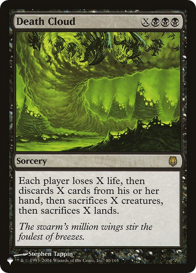 Death Cloud (40/165) (The List Reprints)