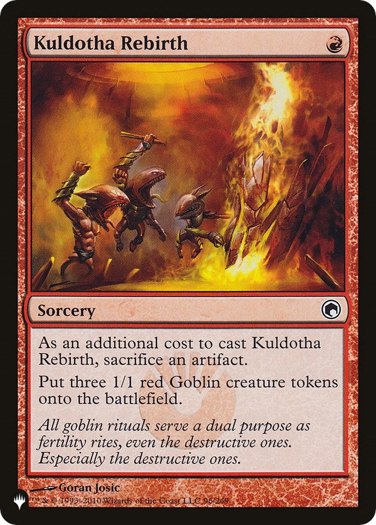 Kuldotha Rebirth (96/249) (The List Reprints)