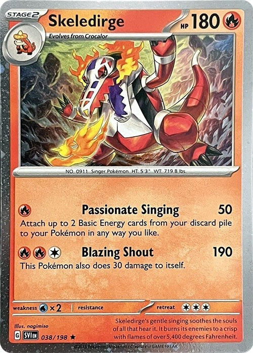 Image for Skeledirge - 038/198 (Cosmos Holo) (038/198) (Miscellaneous Cards & Products) - Pokemon