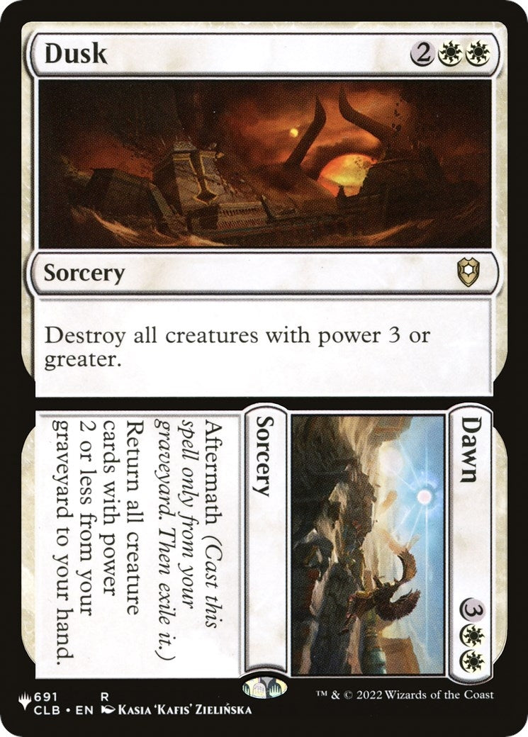 Dusk // Dawn (691) (The List Reprints)