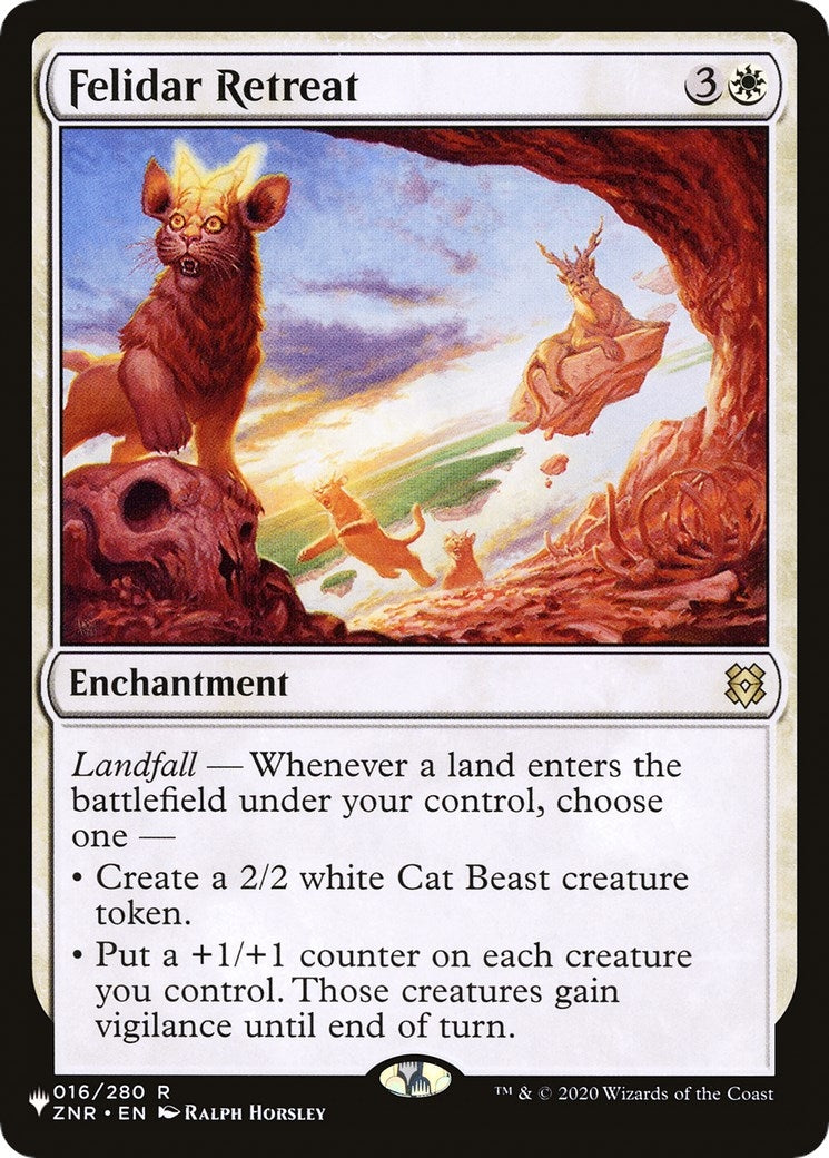 Felidar Retreat (016/280) (The List Reprints)