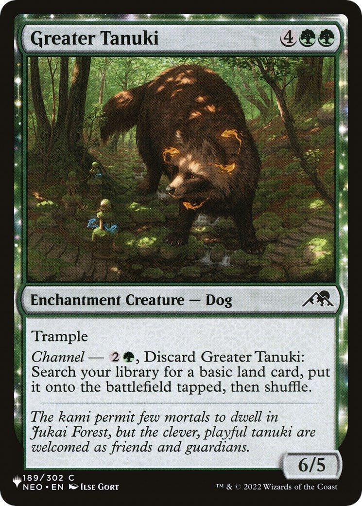 Greater Tanuki (189/302) (The List Reprints)