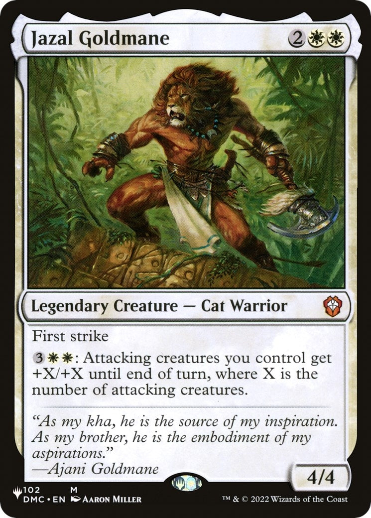 Jazal Goldmane (102/048) (The List Reprints)