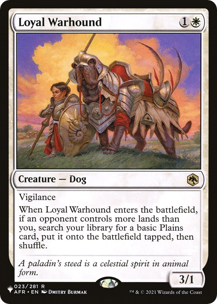 Loyal Warhound (023/281) (The List Reprints)