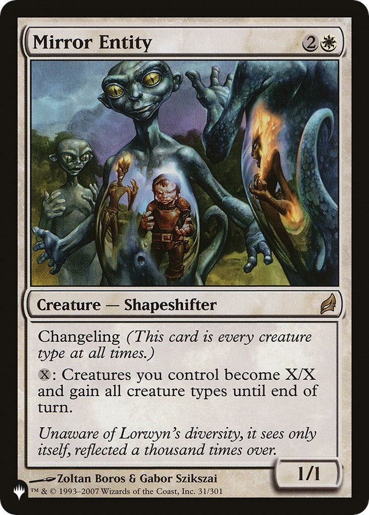 Mirror Entity (LRW) (31/301) (The List Reprints)