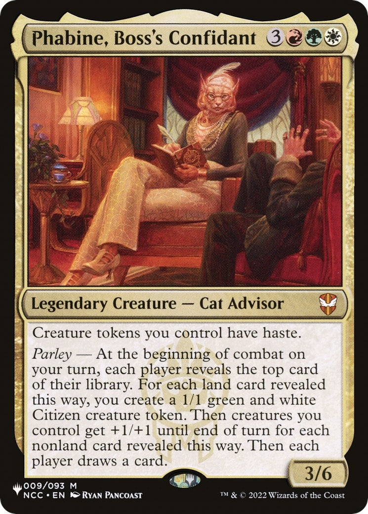 Phabine, Boss's Confidant (009/093) (The List Reprints)