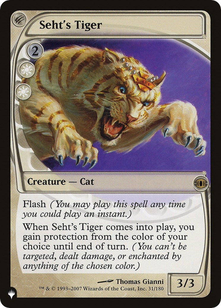 Seht's Tiger (31/180) (The List Reprints)