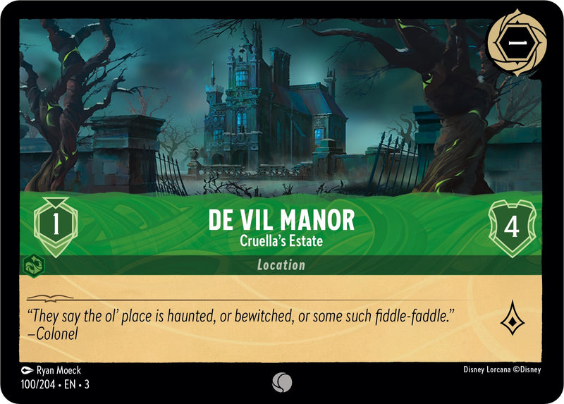 De Vil Manor - Cruella's Estate (100/204) (Into the Inklands)