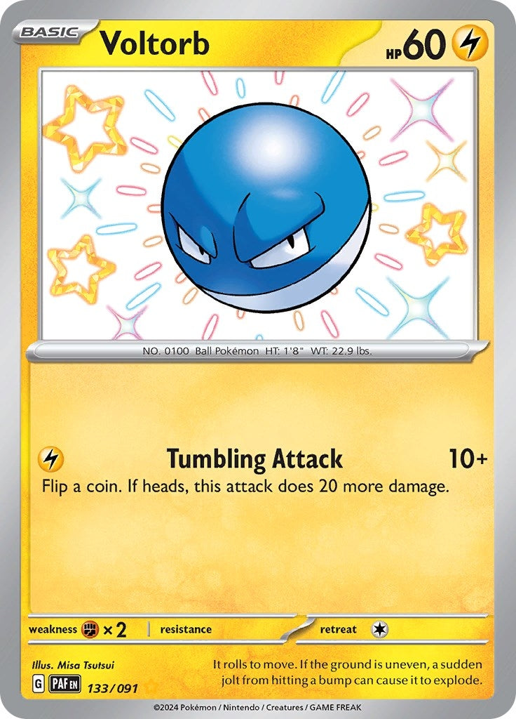 Voltorb (133/091) (SV: Paldean Fates)